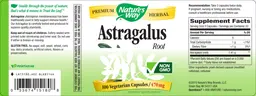 Label for Astragalus Root