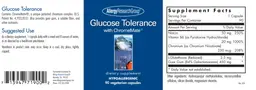 Label for Glucose Tolerance