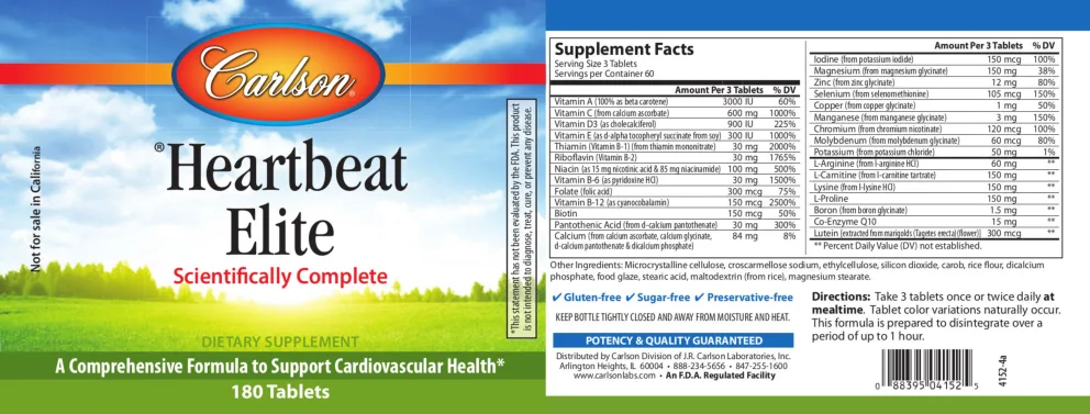 Label for Heartbeat Elite