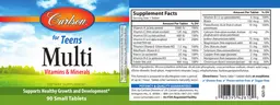 Label for Multi for Teens