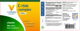 Label for C-1500 Complex 1500 mg