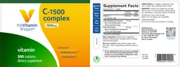 Label for C-1500 Complex 1500 mg