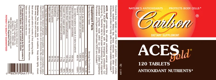Label for ACES Gold