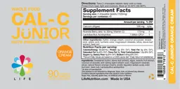 Label for Cal-C Junior Orange Cream
