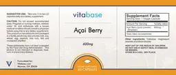 Label for Acai Berry