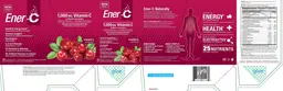 Label for Ener-C Cranberry