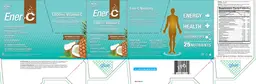 Label for Ener-C Pinepple Coconut