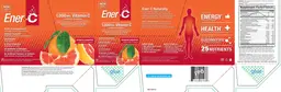 Label for Ener-C Tangerine Grapefruit