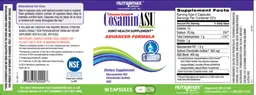 Label for Maximum Strength Cosamin ASU