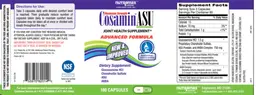 Label for Maximum Strength Cosamin ASU