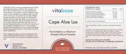 Label for Cape Aloe Lax