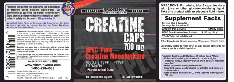 Creatine Caps 700 mg