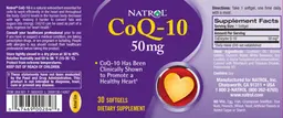 Label for CoQ-10 50 mg
