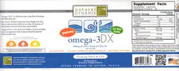 Label for Omega-3 DX
