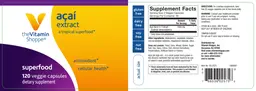 Label for Acai Extract