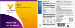 Label for Acai