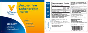 Glucosamine & Chondroitin Sulfate