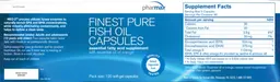 Label for Finest Pure Fish Oil Capules