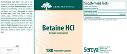 Label for Betaine HCl