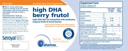 Label for High DHA Berry Frutol