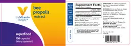 Label for Bee Propolis Extract