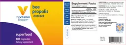 Label for Bee Propolis Extract