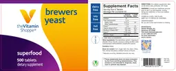 Label for Brewers Yeast