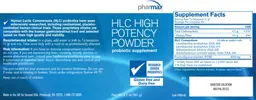 Label for HLC High Potency Powder
