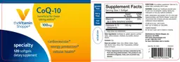 Label for CoQ-10 100 mg