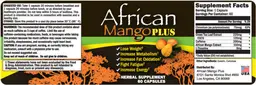 Label for African Mango Plus