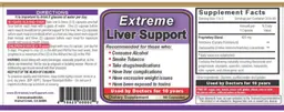 Label for Extreme Liver Support