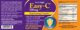 Label for Easy-C 500 mg Regenerating Complex