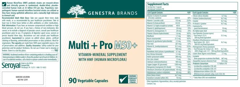 Label for Multi + Pro M50+