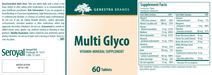 Label for Multi Glyco