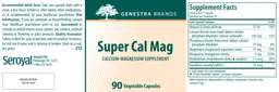 Label for Super Cal Mag
