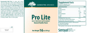 Pro Lite Natural Vanilla Flavor