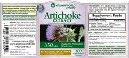 Label for Artichoke Extract