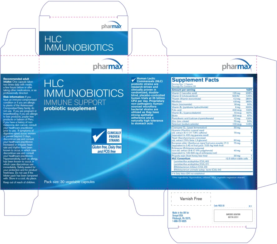 Label for HLC Immunobiotics