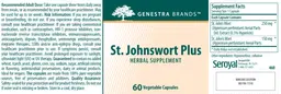 Label for St. Johnswort Plus
