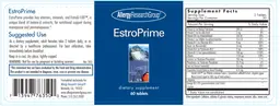 Label for EstroPrime