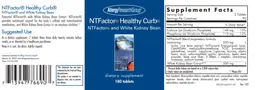 Label for NTFactor Healthy Curb