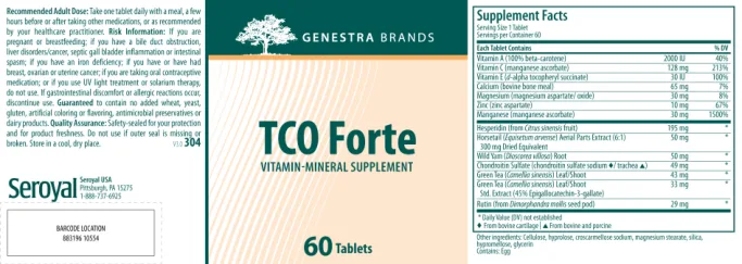 Label for TCO Forte
