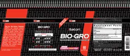 Label for Bio-Gro Strawberry Banana Swirl