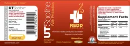 Label for UTSoothe with Probiotics