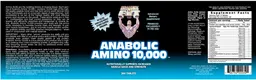 Label for Anabolic Amino 10,000