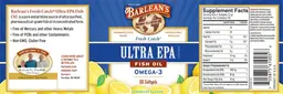 Label for Fresh Catch Ultra EPA Fish Oil Lemonade Flavor