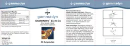 Label for Gammadyn Zn-Ni-Co