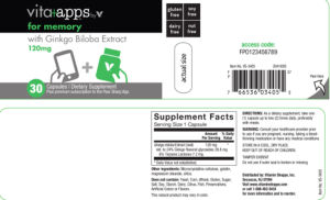 For Memory With Ginkgo Biloba Extract 12