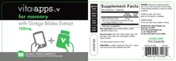 Label for For Memory With Ginkgo Biloba Extract 120 mg