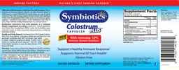 Label for Colostrum Plus